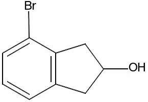 5-NITRO-2,3-DIHYDRO-1H-INDEN-2-OL structure, CAS 16513-67-0