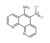 5-NITRO-6-AMINO-1,10-PHENANTHROLINE structure, CAS 168646-53-5