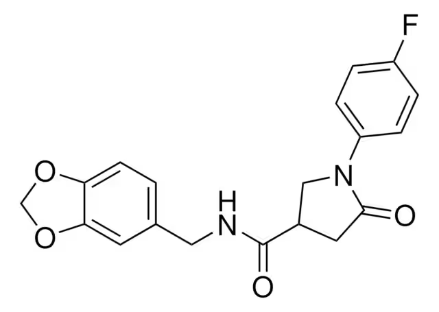 5-OXO-1-(THIOPHEN-2-YLMETHYL)PYRROLIDINE-3-CARBOXYLIC ACID structure, CAS 175136-92-2