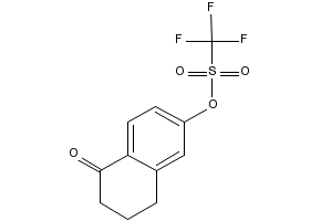 5-OXO-5,6,7,8-TETRAHYDRONAPHTHALEN-2-YL TRIFLUOROMETHANESULFONATE structure, CAS 144464-64-2