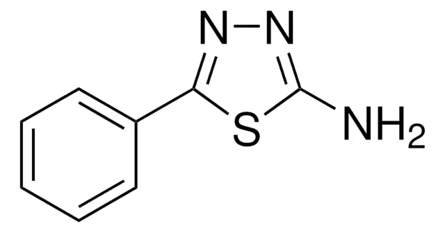 5-PHENYL-1,3,4-THIADIAZOL-2-AMINE structure, CAS 2002-03-1