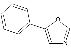 5-PHENYL-1,3-OXAZOLE structure, CAS 1006-68-4