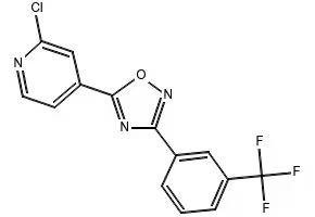 5-PHENYL-3-(4-PHENYLPYRIDIN-2-YL)-1,2,4-TRIAZINE structure, CAS 108775-05-9