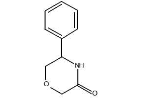 5-PHENYLMORPHOLIN-3-ONE structure, CAS 119844-68-7