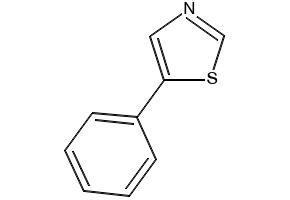 5-PHENYLTHIAZOLE structure, CAS 1826-13-7