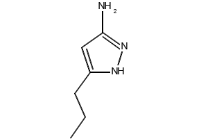 5-PROPYL-1H-PYRAZOL-3-AMINE structure, CAS 126748-58-1