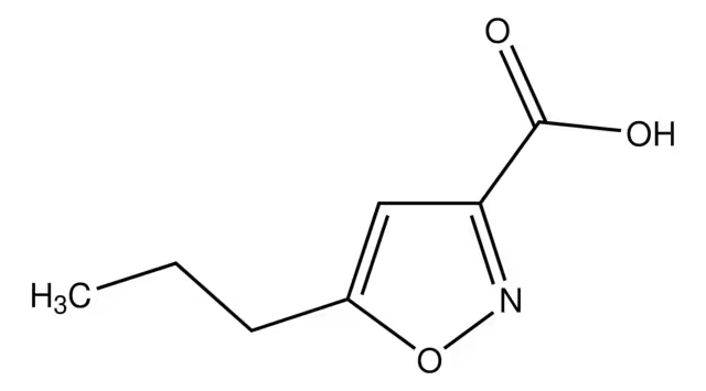 5-PROPYL-3-ISOXAZOLECARBOXYLIC ACID structure, CAS 89776-75-0