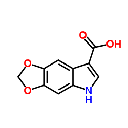 5H-[1,3]DIOXOLO[4,5-F]INDOLE-7-CARBOXYLIC ACID structure, CAS 106517-64-0
