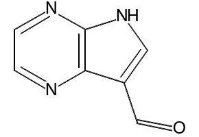 5H-PYRROLO[2,3-B]PYRAZINE-7-CARBOXALDEHYDE structure, CAS 4121-22-6