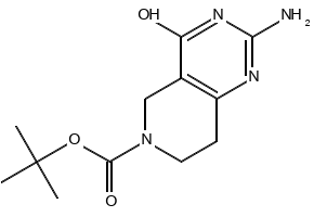 6(4H)-BOC-2-AMINO-3,5,7,8-TETRAHYDRO-4-OXO-PYRIDO[4,3-D]PYRIMIDINE structure, CAS 1000386-01-5