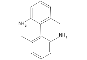 6,6'-DIMETHYL-[1,1'-BIPHENYL]-2,2'-DIAMINE structure, CAS 20261-65-8