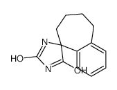 6,7,8,9-TETRAHYDROSPIRO[BENZO[7]ANNULENE-5,4'-IMIDAZOLIDINE]-2',5'-DIONE structure, CAS 109402-17-7