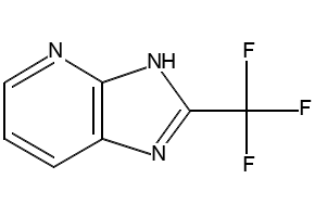 6,7-DICHLORO-2-(TRIFLUOROMETHYL)-3H-IMIDAZO[4,5-B]PYRIDINE structure, CAS 19918-41-3