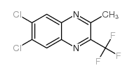 6,7-DICHLORO-2-METHYL-3-(TRIFLUOROMETHYL)QUINOXALINE structure, CAS 143309-87-9