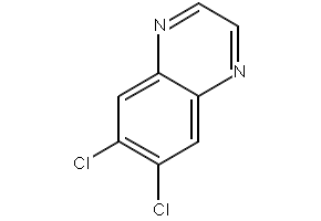 6,7-DICHLOROQUINOXALINE structure, CAS 19853-64-6