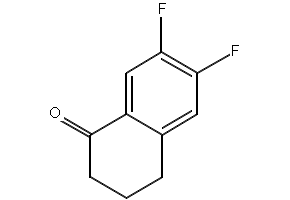 6,7-DIFLUORO-3,4-DIHYDRONAPHTHALEN-1(2H)-ONE structure, CAS 137114-68-2