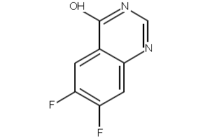 6,7-DIFLUOROQUINAZOLIN-4-OL structure, CAS 205259-37-6