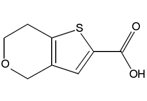 6,7-DIHYDRO-4H-THIENO[3,2-C]PYRAN-2-CARBOXYLIC ACID structure, CAS 933747-41-2