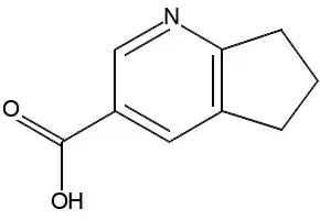 6,7-DIHYDRO-5H-CYCLOPENTA[B]PYRIDINE-3-CARBOXYLIC ACID structure, CAS 113124-12-2
