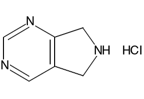 6,7-DIHYDRO-5H-PYRROLO[3,4-D]PYRIMIDINE HYDROCHLORIDE structure, CAS 1187830-46-1