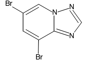 6,8-DIBROMO-[1,2,4]TRIAZOLO[1,5-A]PYRIDINE structure, CAS 1310680-10-4
