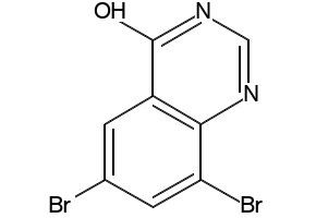 6,8-DIBROMOQUINAZOLIN-4(1H)-ONE structure, CAS 17518-85-3