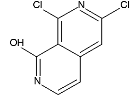 6,8-DICHLORO-2,7-NAPHTHYRIDIN-1-OL structure, CAS 950746-21-1
