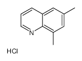 6,8-DIMETHYLQUINOLINE HYDROCHLORIDE structure, CAS 1255574-45-8