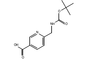 6-(((TERT-BUTOXYCARBONYL)AMINO)METHYL)NICOTINIC ACID structure, CAS 170097-87-7