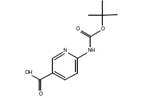 6-((TERT-BUTOXYCARBONYL)AMINO)NICOTINIC ACID structure, CAS 231958-14-8