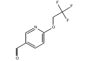 6-(2,2,2-TRIFLUOROETHOXY)NICOTINONITRILE structure, CAS 159981-18-7