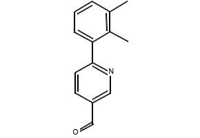 6-(2,3-DIMETHYLPHENYL)NICOTINALDEHYDE structure, CAS 924817-85-6