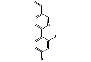 6-(2,4-DIFLUOROPHENYL)NICOTINALDEHYDE structure, CAS 898796-15-1