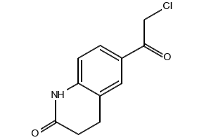 6-(2-CHLOROACETYL)-3,4-DIHYDRO-1H-QUINOLIN-2-ONE structure, CAS 61122-82-5