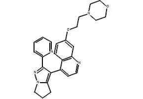 6-(3-(QUINOLIN-4-YL)-5,6-DIHYDRO-4H-PYRROLO[1,2-B]PYRAZOL-2-YL)PICOLINIC ACID structure, CAS 749843-99-0