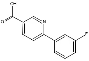 6-(3-CHLOROPHENYL)NICOTINIC ACID structure, CAS 887976-19-4