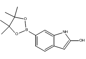 6-(4,4,5,5-TETRAMETHYL-1,3,2-DIOXABOROLAN-2-YL)INDOLIN-2-ONE structure, CAS 893441-85-5