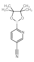 6-(4,4,5,5-TETRAMETHYL-1,3,2-DIOXABOROLAN-2-YL)NICOTINONITRILE structure, CAS 1073353-83-9
