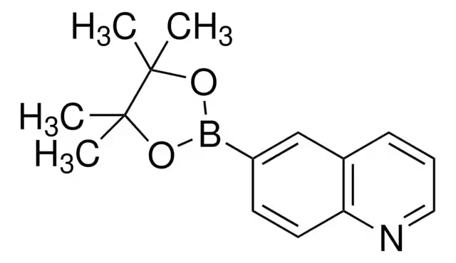 6-(4,4,5,5-TETRAMETHYL-1,3,2-DIOXABOROLAN-2-YL)QUINOLINE structure, CAS 406463-06-7