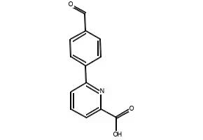 6-(4-FORMYLPHENYL)PICOLINIC ACID structure, CAS 566198-31-0