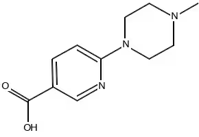 6-(4-METHYLPIPERAZIN-1-YL)NICOTINIC ACID structure, CAS 132521-70-1