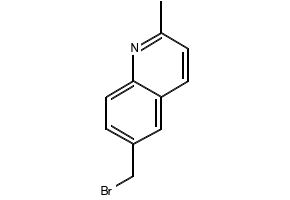 6-(BROMOMETHYL)-2-METHYLQUINOLINE structure, CAS 141848-60-4