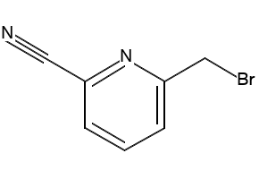 6-(BROMOMETHYL)PICOLINONITRILE structure, CAS 104508-24-9