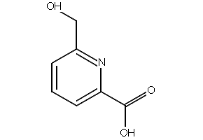 6-(HYDROXYMETHYL)PICOLINIC ACID structure, CAS 1197-10-0