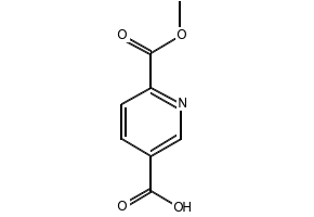6-(METHOXYCARBONYL)NICOTINIC ACID structure, CAS 17874-76-9