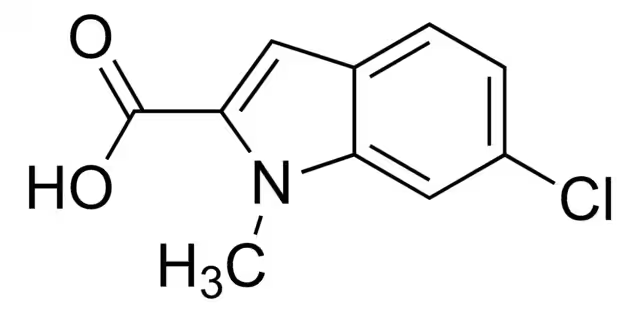 6-(METHYLTHIO)-1H-INDOLE-2-CARBOXYLIC ACID structure, CAS 202584-21-2