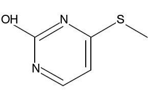 6-(METHYLTHIO)PYRIMIDIN-2(1H)-ONE structure, CAS 35551-31-6