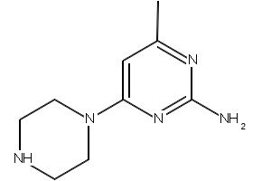 6-(PIPERAZIN-1-YL)PYRIMIDIN-4-AMINE structure, CAS 1159820-98-0