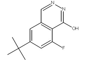 6-(TERT-BUTYL)-8-FLUOROPHTHALAZIN-1(2H)-ONE structure, CAS 1242156-59-7