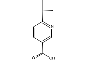6-(TERT-BUTYL)NICOTINIC ACID structure, CAS 832715-99-8